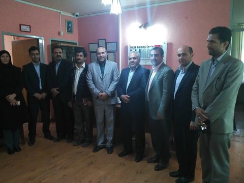 بازدید آقای مهنی، رئیس حراست سازمان، ۱۳۹۶