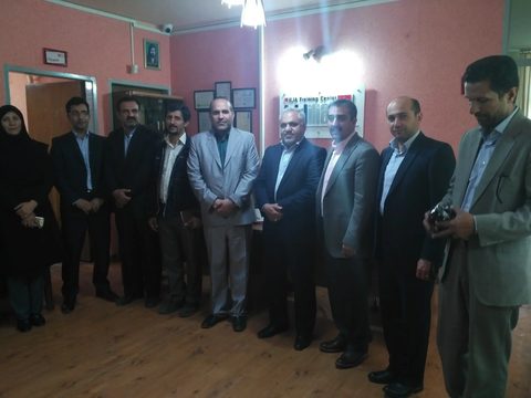 بازدید آقای مهنی، رئیس حراست سازمان، ۱۳۹۶